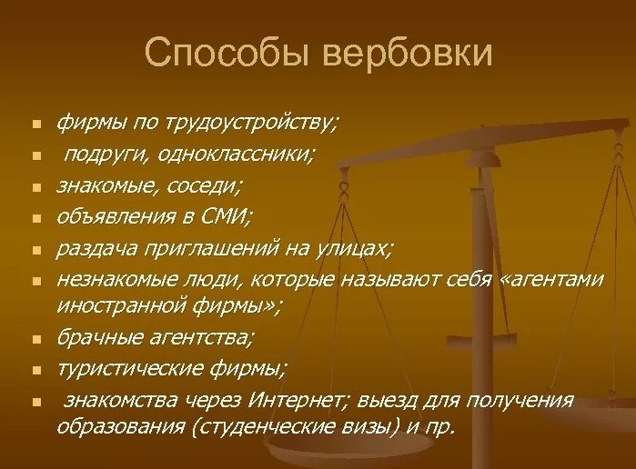 Способы противодействия вербовкам.