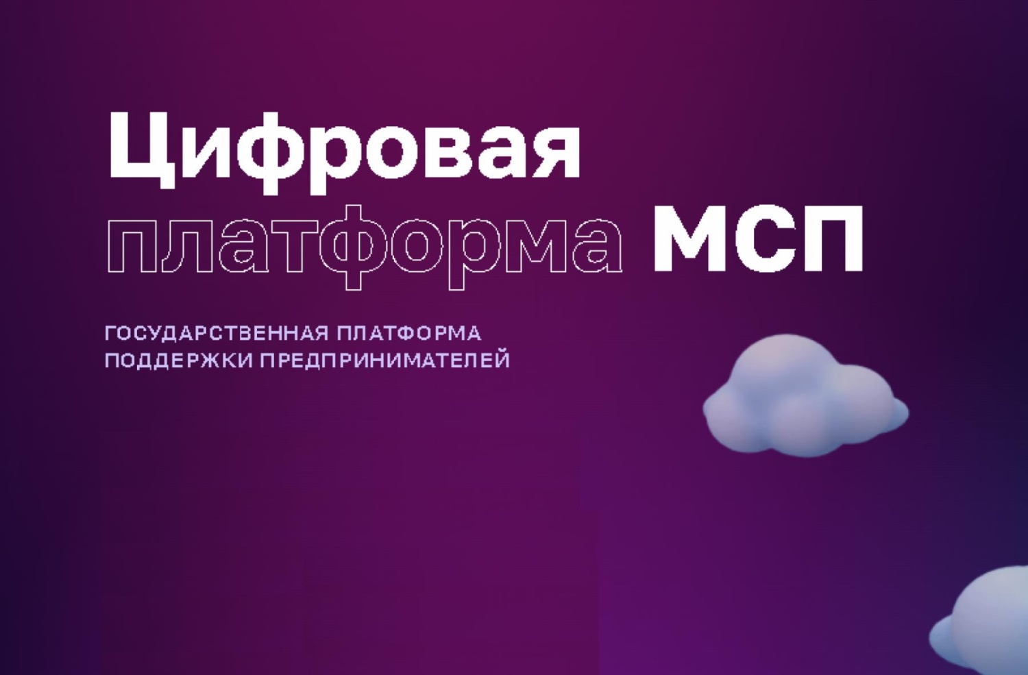 О Цифровой платформе МСП..